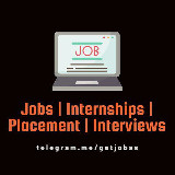 Аватарка канала Jobs | Internships | Placement | Interviews