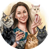 Аватарка канала ЛАНА, САНЯ И 6 котов со Львом