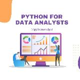 Аватарка канала Python for Data Analysts