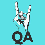 Аватарка канала QARocks. Тестировщик Рулит 🐞