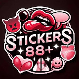 Аватарка канала СТИКЕРЫ 18 ЭМОДЗИ