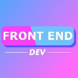 Аватарка канала FrontEndDev