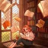 Аватарка канала 🍃Окно в книжный мир🍃