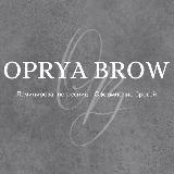 Аватарка канала OPRYA BROW Оформление бровей | Ламинирование ресниц ДНР