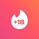 Аватарка канала Тиндер 18+