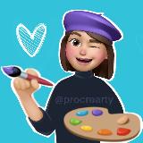 Аватарка канала Procreate | Уроки и кисти 💕