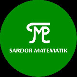 Аватарка канала SARDOR MATEMAT1K