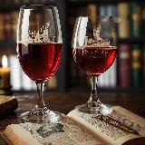 Аватарка канала Про книги и винишко;)