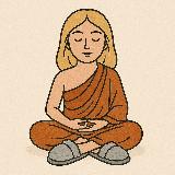 Аватарка канала Дзен в тапках🩴