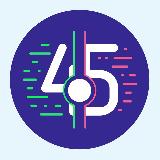 Аватарка канала 45 и точка
