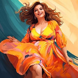 Аватарка канала "Размер Плюс / Wildberries / Одежда"