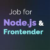 Аватарка канала Job for Frontend (JavaScript + Node.js) Developers