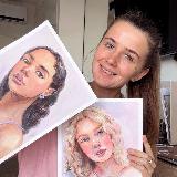 Аватарка канала art.istratova🎨портреты и обучение