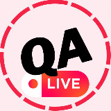 Аватарка канала QA Live 🚩 тестирование ПО